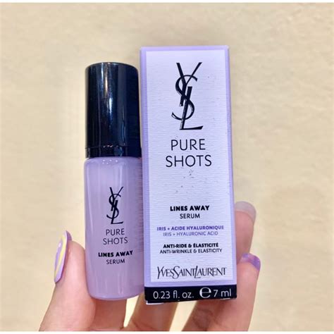 ysl pure shots how to use|pure shots lines away serum.